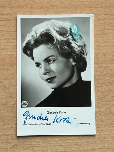 Gundula korte autogrammkarte - korte,