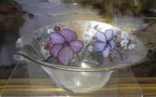 Tolle  Eisch Vase, Glasschale