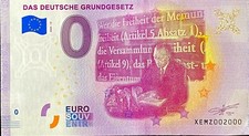 Geldschein 0 Euro Das Deutsche Grundgesetz Kaffetasse Bürotasse BRD 2020 Nummer
