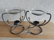 Duftlampe  aus Metall und Glas