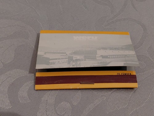Streichholzheftchen weru gmbh - weru,