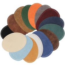 2 Bügelflecken oval aus