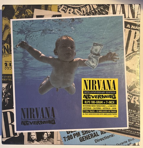 Nirvana nevermind 30th - nirvana,