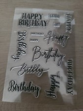 Clear Stamps Stempelset  Happy