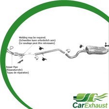 Auspuffanlage für AUDI A3