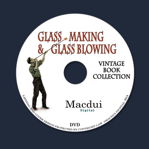 Glass making blowing - blowing, &