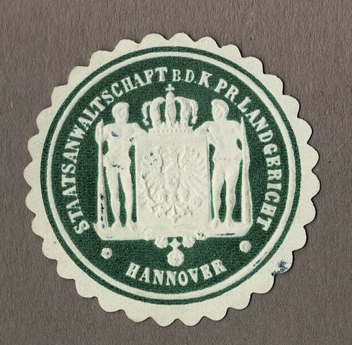 Siegelmarke preußen - siegelmarke,