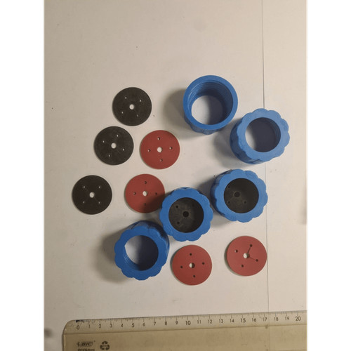 Omnifit flaschenverschluss und - flaschenverschluss,