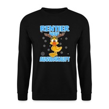 Rentier war ausverkauft lustiger Spruch Ente Weihnachten Unisex Pullover