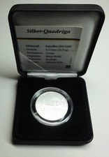 Medaille Silber-Quadriga 2019 30 Jahre Mauerfall SILBER-999 st Zertifikat + Etui
