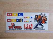 7 Aufkleber RTL FERNSEHEN -