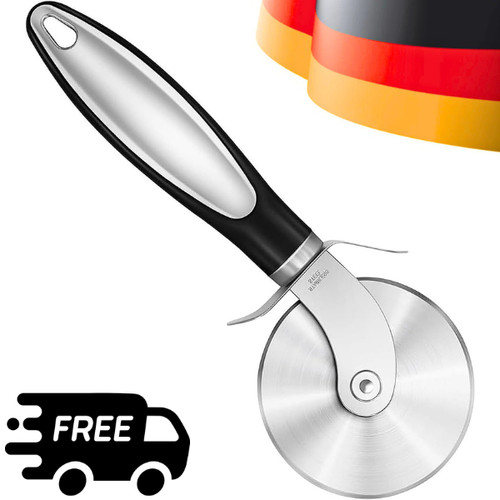 Edelstahl pizzaschneider mit - pizzaschneider,