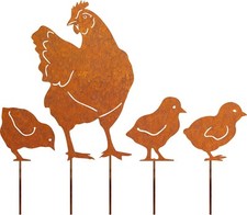 JYUECIAN Hühner Gartenstecker