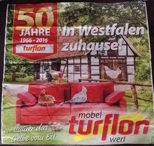 große Plastiktüte TURFLON Werl - 50 Jahre 1996-2016 - SAMMLER - 59 x 60 cm