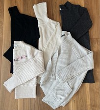 5 teiliges Bekleidungspaket  Pullover Damen  Gr. S / M ( 36-40 ) viele Marken ….