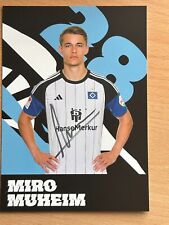 Miro Muheim - HSV - Autogrammkarte original signiert - #36637