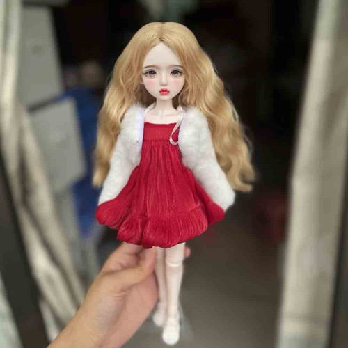 Bjd doll curly girl sd - doll,
