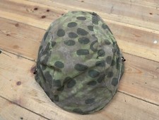 kein Stahlhelm nur TARNÜBERZUG Eichenlaubtarnung Helmbezug Rauchtarn Palmentarn