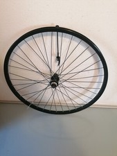neues hohlkammer 26 zoll hinterrad, schwarze felge, cassettennabe, centerlock