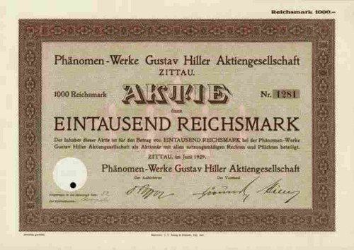 Phänomen werke gustav hiller - phänomen,