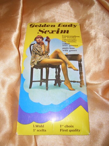 Rar vintage golden lady - golden, sexim