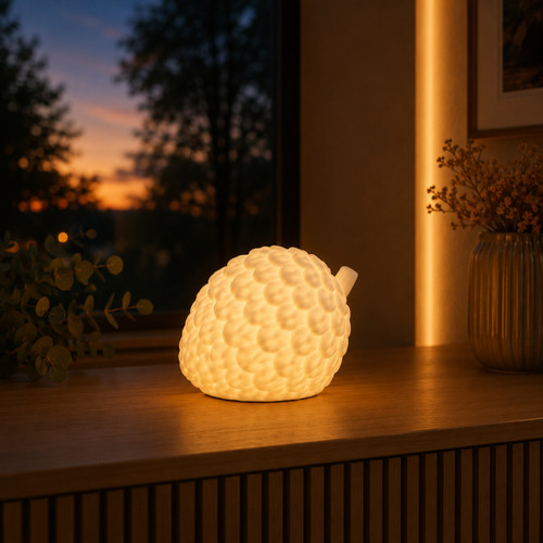 Led porzellan pinienzapfen - led,