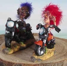 2  Punk Motorrad Biker  L:17cm