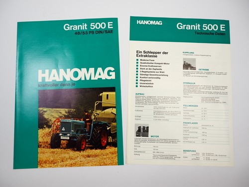Hanomag granit 500 - hanomag, schlepper