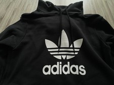 Adidas :  Pulli / Pullover / Hoodie / Sweatshirt , Kapuze , schwarz , Gr. XS