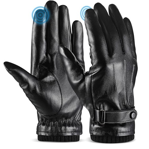 Herren lederhandschuhe warm - herren,