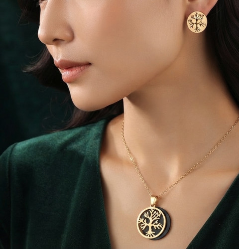 Damen schmuck set - damen, titanstahl