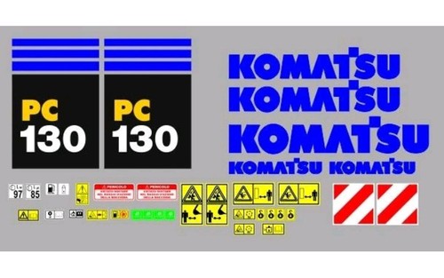 Komatsu 130 aufkleber - 130, 2