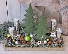 Adventskranz, Adventsgesteck