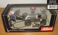 Schuco 01017 Studio 1050 Mercedes Grand Prix Diorama m. Figuren - Rarität