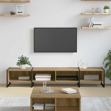 TV Schrank Lowboard Holz 170.5 cm Fernsehtisch Board Modern Wohnzimmer DE