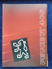 Peugeot 405 GL GLD GRI GRD GRDT STI MI 16 MI 16 4x4 Prospekt 1990