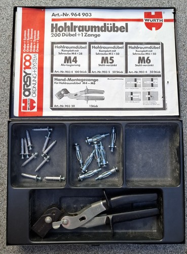 Würth hohlraumdübel zange - würth, hohlraumdübel+zange