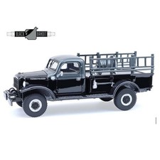 DODGE Power Wagon - Fire Truck - 1946 - Black Bandit - Greenlight 1:64