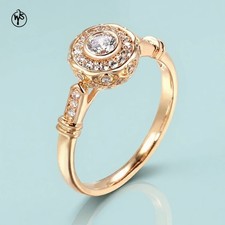 Hochwertiger Ring Vergoldet