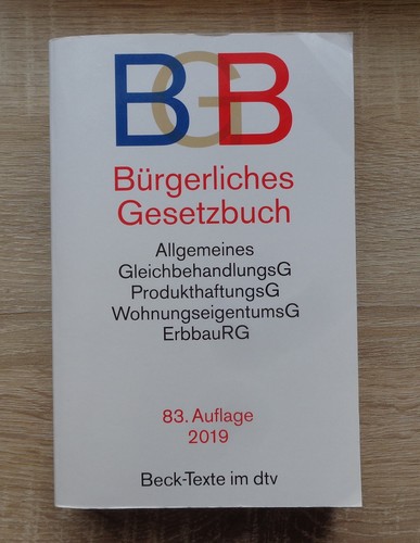 Bürgerliches gesetzbuch - bürgerliches, 83