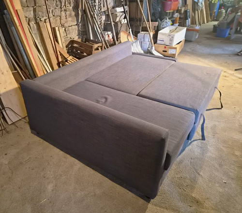 Schlafsofa grau landhaus - schlafsofa,