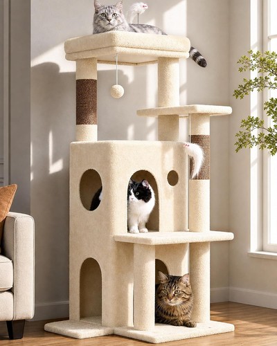 Kratzbaum klein beige - beige, stabil
