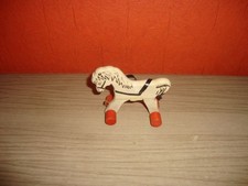 DDR Holzspielzeug Kleines Pferd auf Rollen