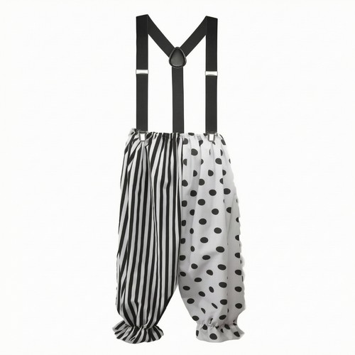 Clown latzhose schwarz - clown-latzhose, schwarz-weiß