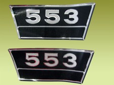 Aufkleber Emblem IHC Case IH 553 2 Stück 1090808R2 Sticker Traktor Schlepper