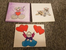 vom Kind selbst gemalte Bilder