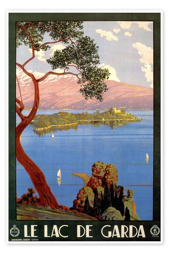 Poster italien gardasee - -,