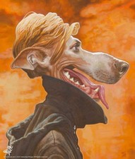 Aufkleber Dog Sigi Art by