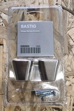 Ikea 802.023.96 Bastig Möbelgriff Griff Silber Edelstahl Neu