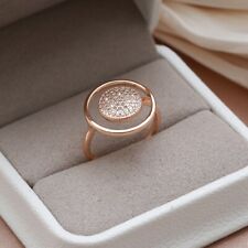 Ring 56 58 60 Fingerring Goldring Cocktailring Zirkonia Rotgold 585 vergoldet